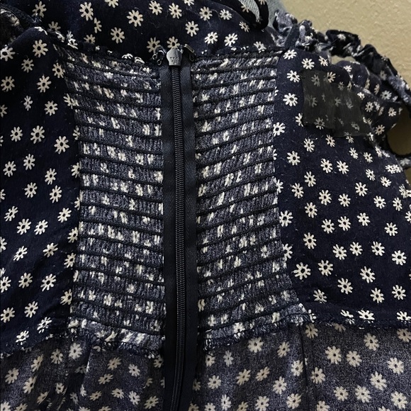 Reformation Navy Floral jumpsuit Size 6 - Picture 5 of 9